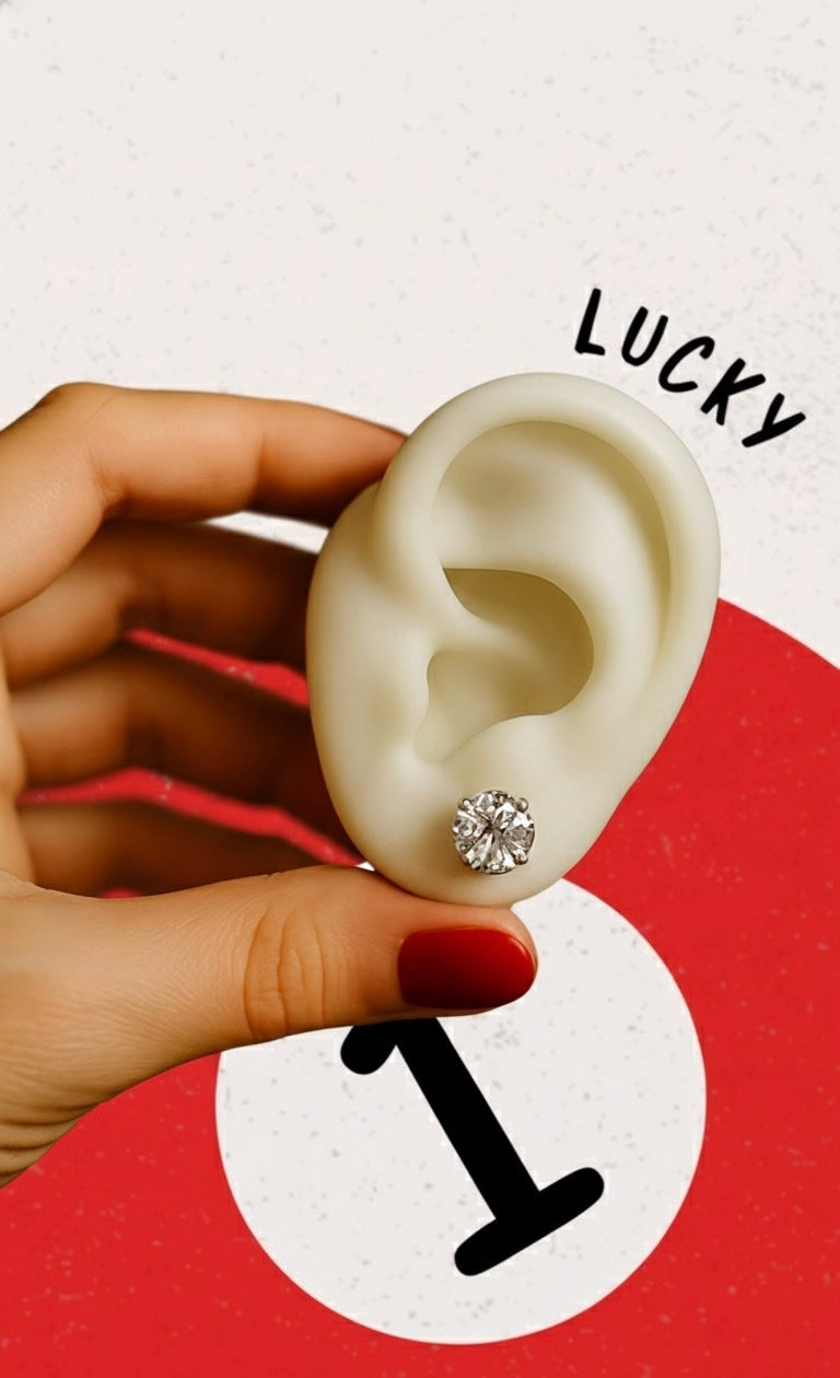 BRINCO ZIRCÔNIA REDONDO