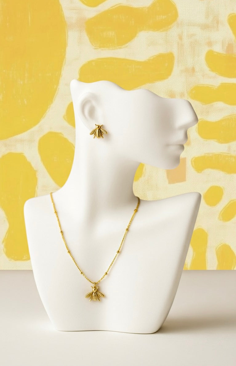 CONJUNTO ABELHA DOURADA