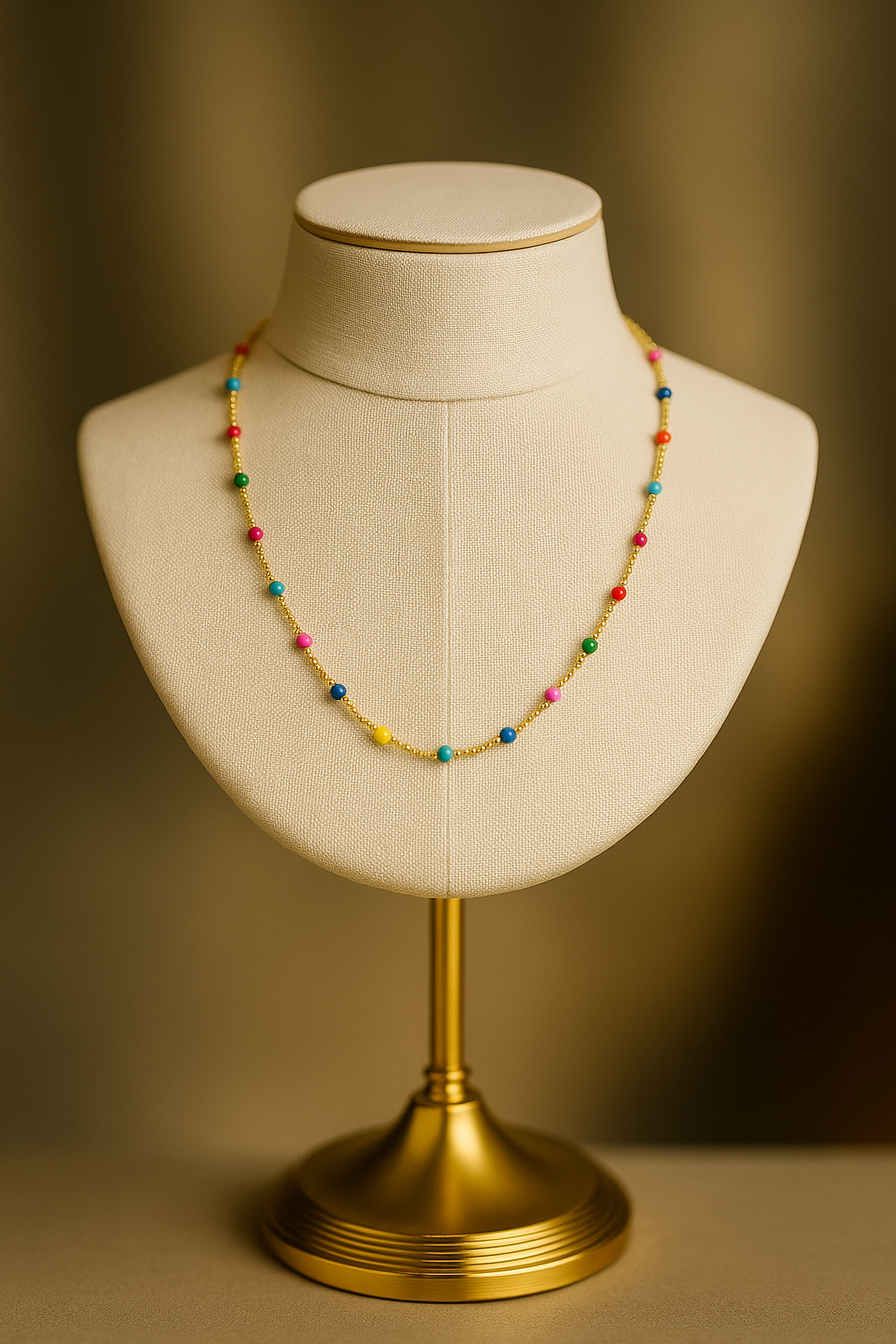 COLAR BOLINHAS COLORIDAS