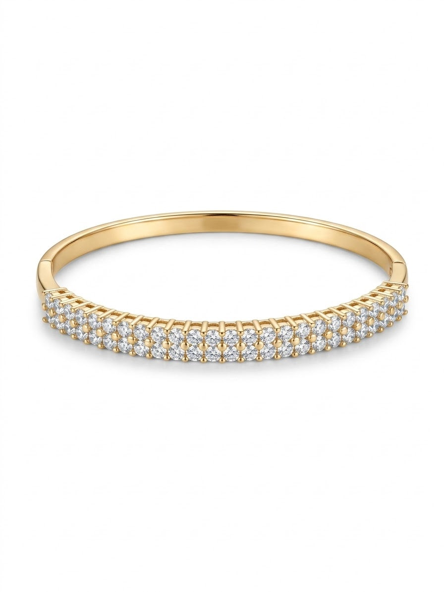 Bracelete Dourado Brilho