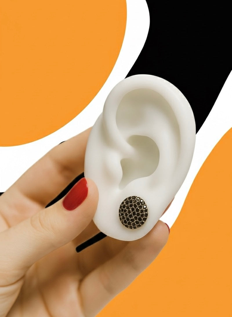 BRINCO ZIRCÔNIA PRETO