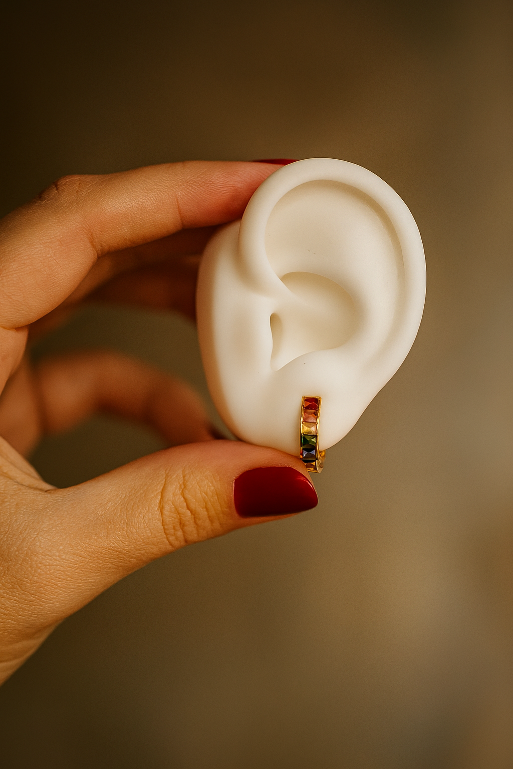 BRINCO ARTICULADO CARRÊ COLORIDO