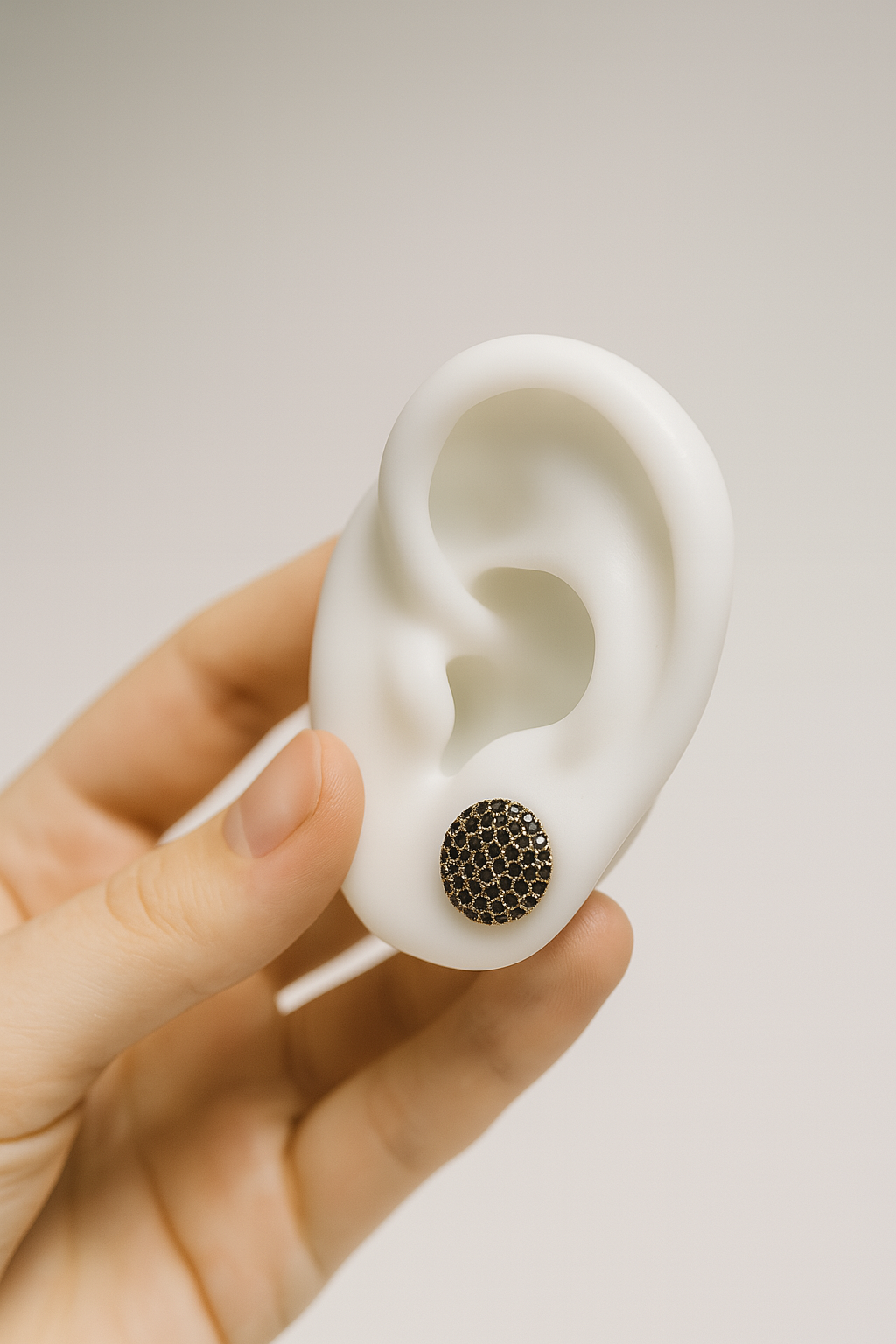 BRINCO ZIRCÔNIA PRETO