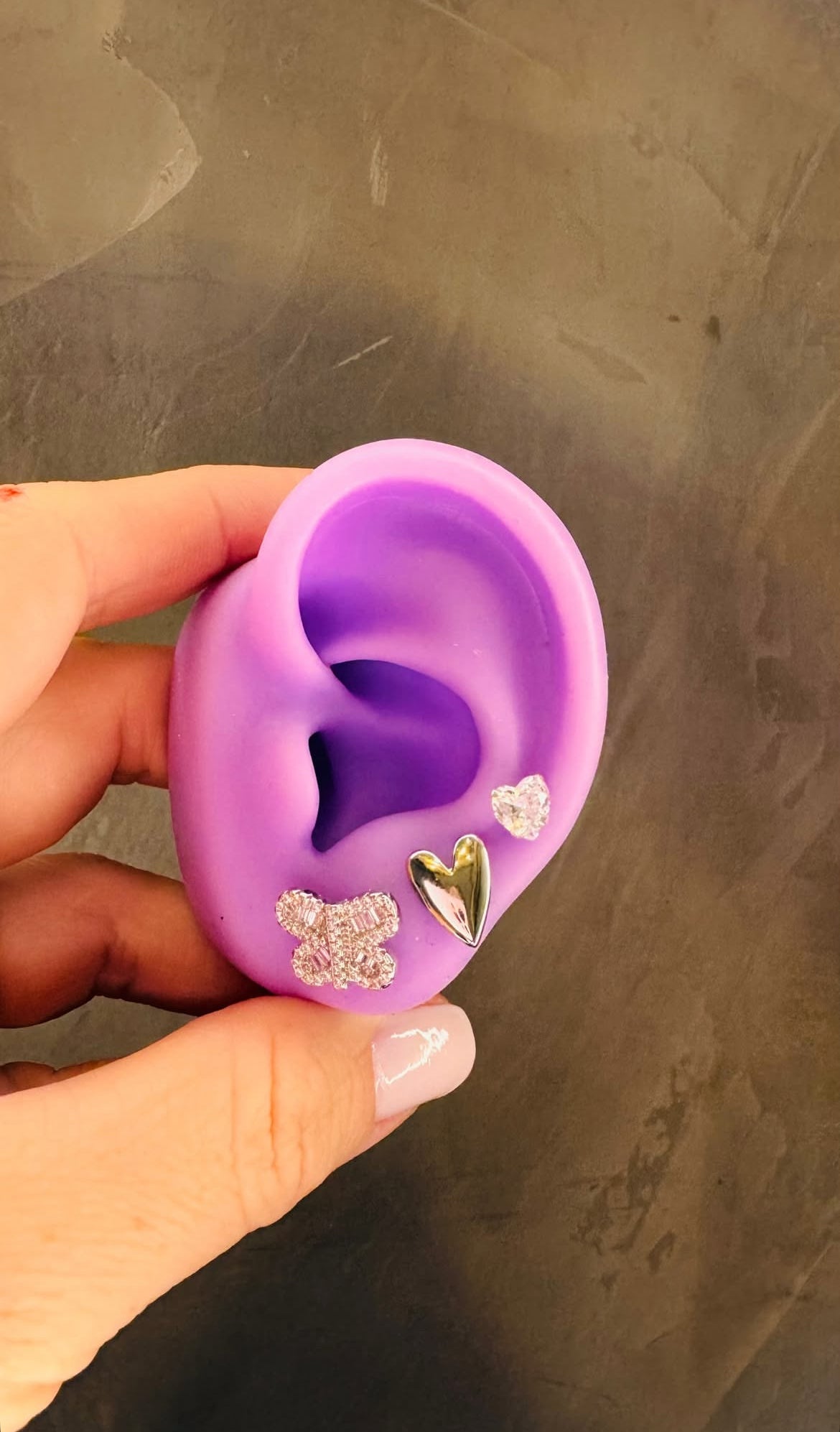 Brinco Borboleta Prata