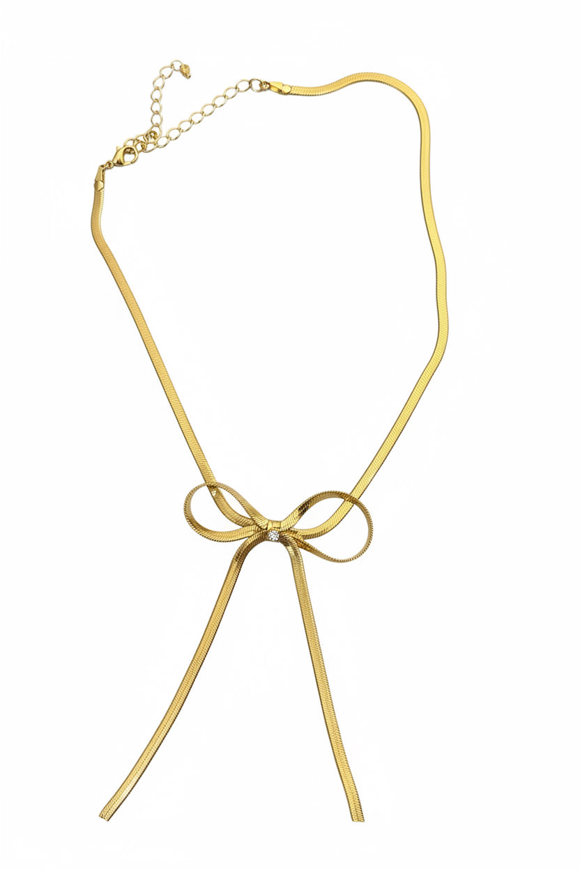 Colar Laço Dourado