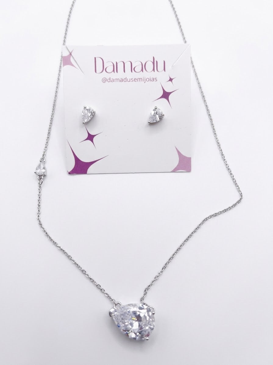 Conjunto Gota Prata