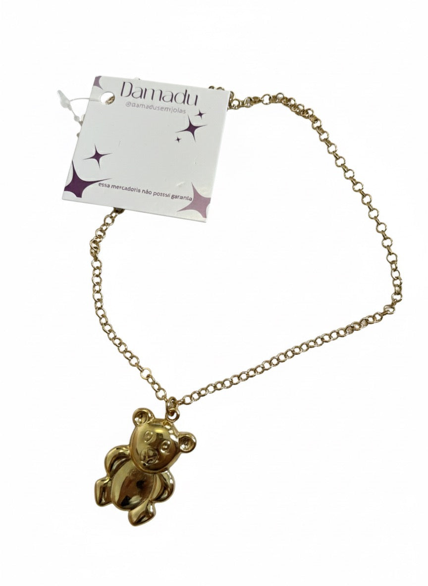 Colar Biju Urso
