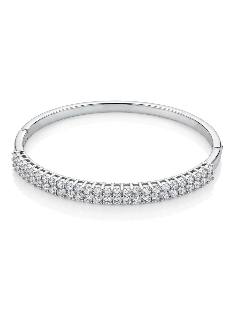 Bracelete prata brilho