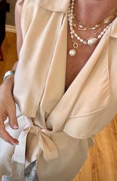 Colar Pérola Cartier