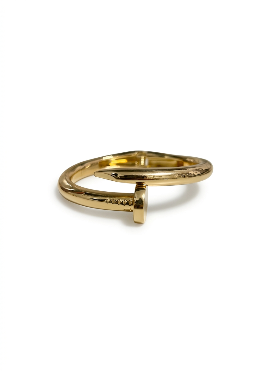 Bracelete Prego Dourado