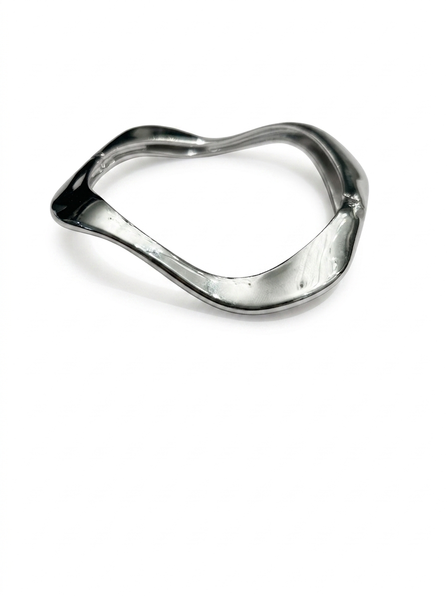 Bracelete Prata Quadrado Biju