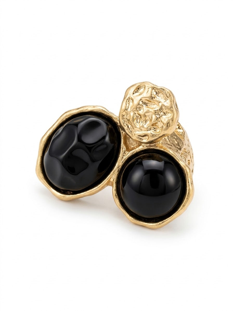Anel Duo Fusion Preto